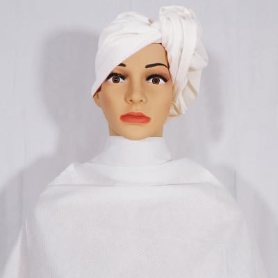 China QUICK DRY Biodegradable Quick Dry Wood Pulp Bath Towel Face Hair Cleansing Disposable Bath Headscarf for sale