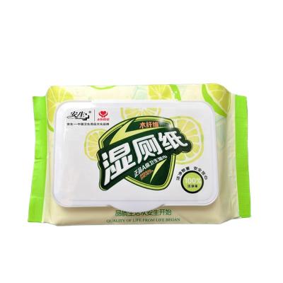 China High Quality Eco-friendly Eco-friendly Eco-friendly Dissolvable Dissolvable Flushable Wet Toilet Paper Wood Pulp Toilet Paper Wet Wet Cloths for sale