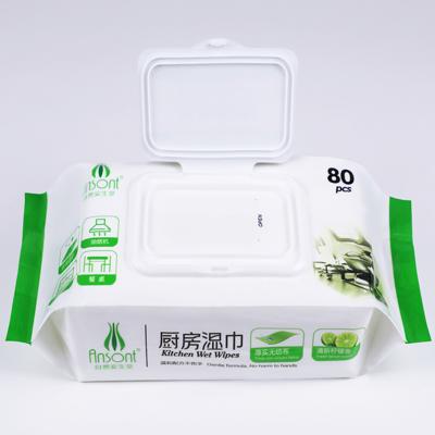 China Flushable Disposable Toilet Paper Cleaning Biodegradable Kitchen Wipes for sale