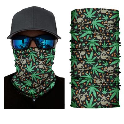 China Custom Sublimation Silk Print Tube Bandana Face Bandana Tube Seamless Neck Scarf And Neckerchief Sunscreen UPF 50+ Ice Bandana Neck Cuff for sale