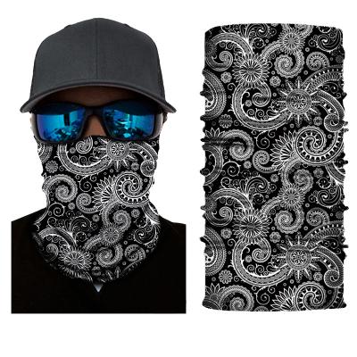 China Hot Selling Multifunctional Seamless Sunscreen Tube Bandanas Customized Neck Cuff 50*25cm Sports Bandana for sale