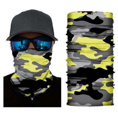 China Sunscreen Bandana 25*50Cm Headwear Microfiber Polyester Camouflage Wholesale Customized Breathable 100% Bandanas Sunscreen Tube Bandanas for sale