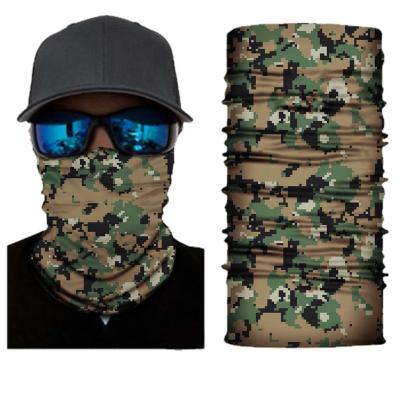 China Popular Universal Headwear Camouflage Magic Microfiber Sublimation Bandana for sale