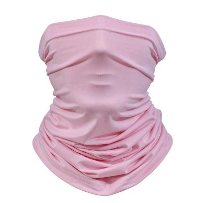 China Wholesale Customized Face Mask Ice Neck Cuff Neck Scarf Tube Cooling Silk Bandana for sale