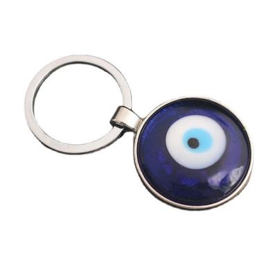 China Metal Turkish Blue Eyes Evil Eye Key Chain Key Accessories Bag Pendant for sale