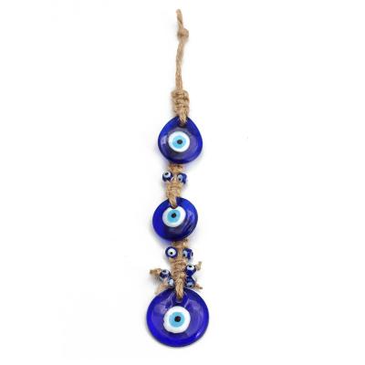 China Small Turkish Blue Hanging Amulet Protection Car/Home/Bag/Phone/Door Ornament/Minimalist Hot Sale Evil Eye Nazar Key Chain Against Evil for sale