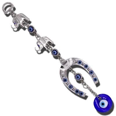 China Alloy / Blue Chandelier Eyes Turkish Car Pendant Evil Eye Car Ornaments Accessories Evil Eye Wall Hanging for sale