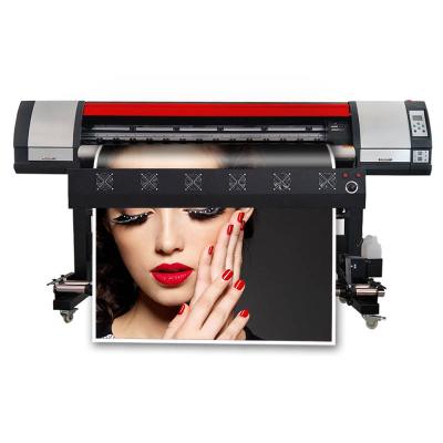 China 1.6M Indoor Large Format Vinyl Printer Inkjet Plotter Machine Eco Indoor Outdoor Solvent Printer for sale