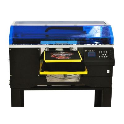 China Garment Shops A3 T Shirt Printer Flatbed Pigment Ink DTG Machine for sale