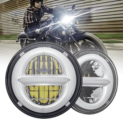 China Wholesale Aluminum Led Headlight 575 With DRL 5.75 Led Headlight For Motorcycle Truck for sale