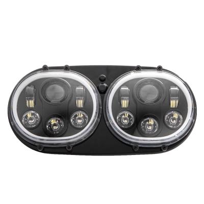 China Road Slide 5.75 Inch DRL LED Suitable For Dual 5.75 Inch Motorcycle Headlights for sale