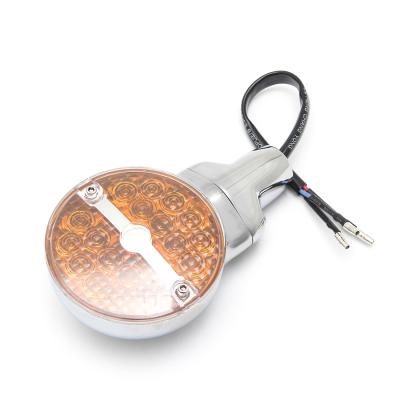 China Wholesale Dropship Aluminum Lighting System Motorcycle LED Auto Silver Turn Signal Light for sale