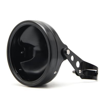 China Wholesale Black 7 Inch Motorcycle Headlight LED Headlight Housing Bucket Mount For Harley Davidson Accessories for sale