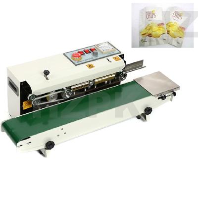 China HZPK Electronic Continuous Food Film Sealing Machine , Continuous Strip Sealer For Thin Film , Food for sale