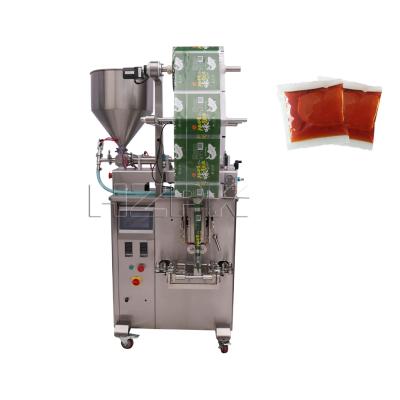 China HZPK Automatic Food Piston Vertical 10-100ml Tomato Water Paste Liquid Pouch Forming Packaging Filling And Sealing Machine for sale