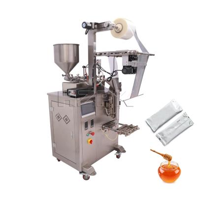 China HZPK Automatic Food Tube Stick Package Stand Up Filling Machine and Pouch Sachet Water Tomato Sauce Seal with Date Printing for sale