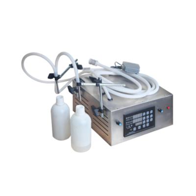 China HZPK Semi - Automatic Food Small Digital Double Heads Small Liquid Bottle Filling Machine for sale