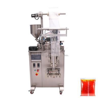 China HZPK Food Date Printing Yogurt Paste Sachet Vertical Pouch Vertical Forming/Filling/Sealing Automatic Packaging and Filling Sealing Machine for sale