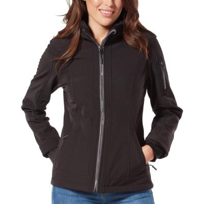 China Breathable Fashion Stretch Winter Jacket Fleece Linded Jacket Casual Softshell Jacket For Women for sale