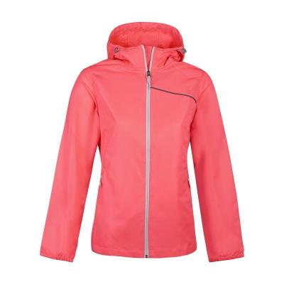 China Viable Girl's Wholesale Nylon Jackets Pink Hoodie Anorak Outerwear Manufacturer for sale