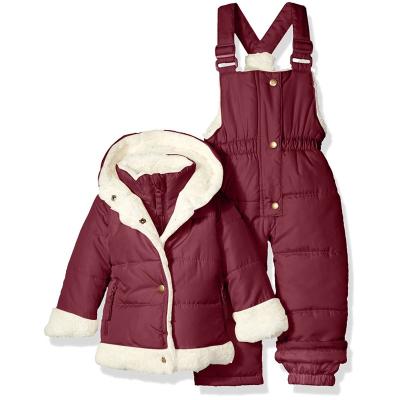 China Girls Winter Warm Jumpsuit Baby Carriage Bubble Coat Costume Cute Heavy Windproof Snowsuit for sale