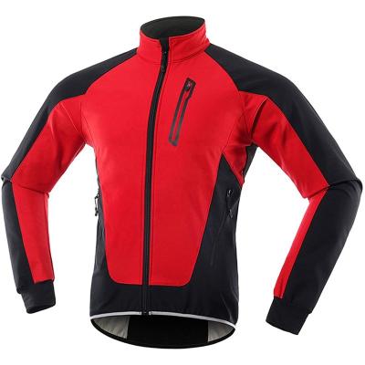 China Windproof Recycling Warming Fleece Jacket Men Reflective Waterproof Winter Breathable Warm Jacket for sale