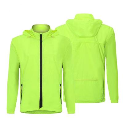 China Windproof Breathable Jacket Anorak Reflective Cycling Men Bike Invest Detachable Sleeves Protection Bicycle UV Gear for sale