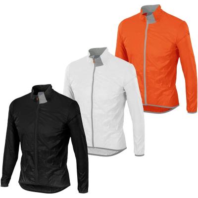 China OEM Polyester Breathable Outdoor Waterproof Recycled Mens Cycling Jacket With Reflective Protection for sale