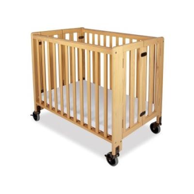 China Hotel Collapsible Foldable Baby Crib Wooden Crib Bed Hutch for sale