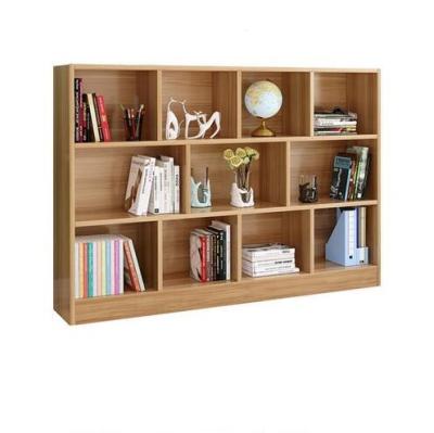 China Hot Sale MDF Nature Strorage Storage Solid Wood Bookcase Multifunctional Shelf Kindergarten Furniture for sale