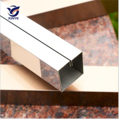 China Modern Trim U Shape Tile Stainless Steel Decorative Inlay Profile For Living Room for sale