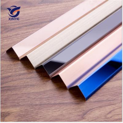 China Modern Customized Trim Floor Wall Stainless Steel Trim Profiles for sale