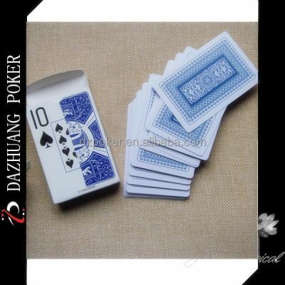 China CUSTOM WASHABLE 100% PLASTIC POKER CARDS for sale