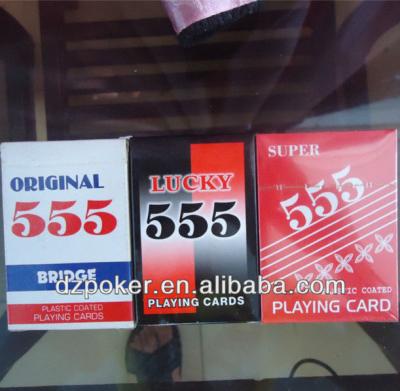 China 555 Series Paper Hot Selling Playing Cards for sale