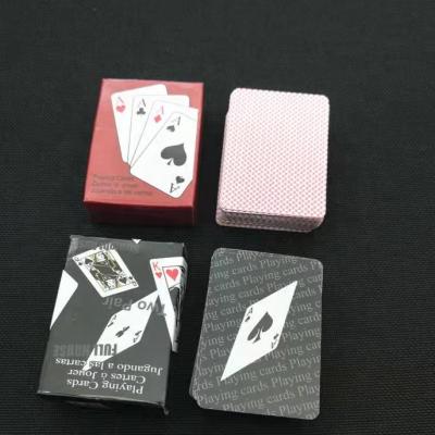 China Creative Mini Playing Cards Entertaiment Playing Cards Small Playing Cards Cute Travel Equipment for sale