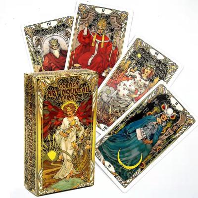 China Entertaiment Game Cards Gold Server Tarot Card Set Customized Card Printing for sale