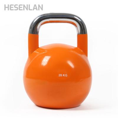 China Universal Wholesale Professional Home Use Competition Kettlebell Powder Coated Cast Iron Kettlebell for sale