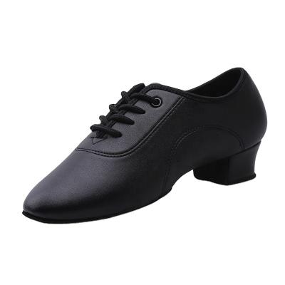 China Fashion\Comfortable\Durable Men Boys Dancing Shoes Black Low Heels Ballroom Dancing Shoes Modern Latin Tango Salsa Rumba Shoes For Boys Kids for sale