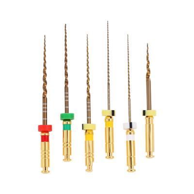 China Triangle Cross Section Niti Rotary Files , Anti Fracture Taper Endodontic Files for sale