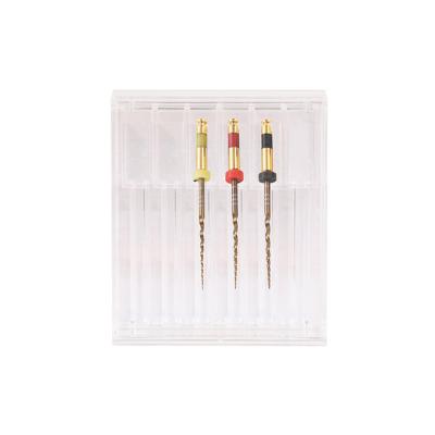 China NITI Wave Gold Reciprocating Endodontic Files Flexible Length 21 / 25 / 31mm for sale