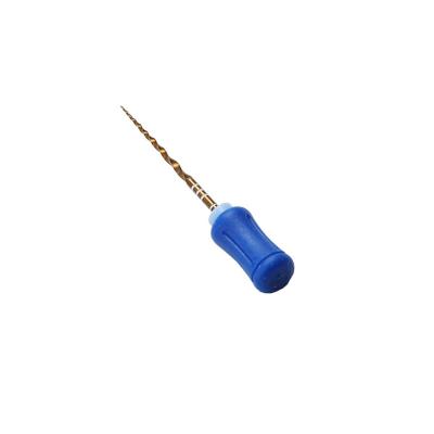 China Blue M Wire Size F3 Endo Hand Files Advanced Nano Gold Plating Technology for sale