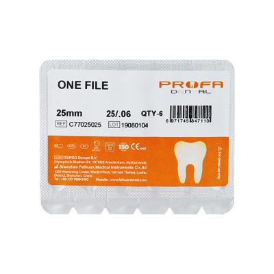 China Nickel Titanium  Endo Files For Root Canal Retreatment Length 25mm Single size for sale