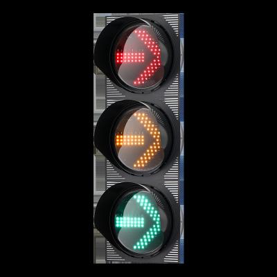 China Traffic Safety Led Warning Light Products IP53 IP55 Traffic Lamp 300mm Warm Red Yellow Green Light for sale