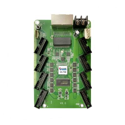 China High Quality Fast Transmitting LED Receiving Board For LED Display Module / LED Video Wall Controller 5A-75B for sale