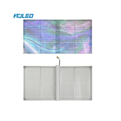 China Hot Sale P7.81 LED Panel HD LED Commercial Environmental Advertising Solutions Ultra-thin Transparent Clear Transparent Video Wall For Glass Wall Display for sale