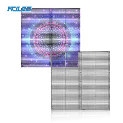 China P3.91-7.8 Transparent LED Display Indoor Super Slim TV Screen Light Glass Led Wall for sale