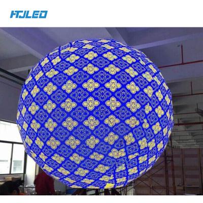 China Creative Plan Advertising Screen 360 Degree HD Advertising LED Display Screen Sphere Visual Spherical Ball Screen for sale