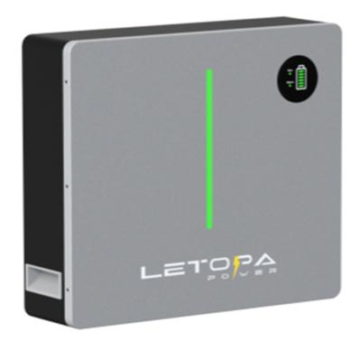 China Letopa-PW48100E home battery power wall 10 years warranty lifepo4 litium 48v 51.2v 100ah 5kwh solar energy home system 100Ah for sale