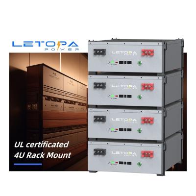 China Home Appliances Letopa Lifepo4 LFP Home Battery Great Power Rack Mouted Power Supply Solar Energy Storage System 5kwh 48V 100ah Home Appliances for sale