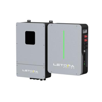 China Solar Energy Storage Systems LETOPA 48V 100ah 5kw 10kw 20kw 30kw Power Wall Lithium Lifepo4 Great Home Battery Solar Energy Storage LiFePO4 Battery Powerwall for sale